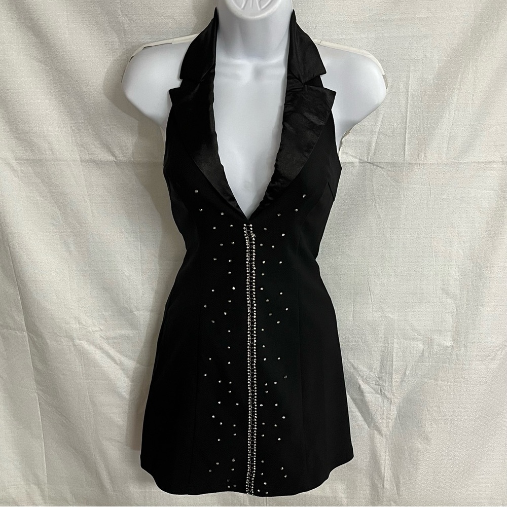 Ole ole ladies rhinestone Gilet dress size small